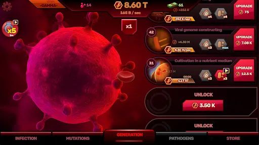 Gameplay screenshot 2 from Patient Zero: Plague game - Simulation game